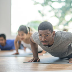 Yoga class